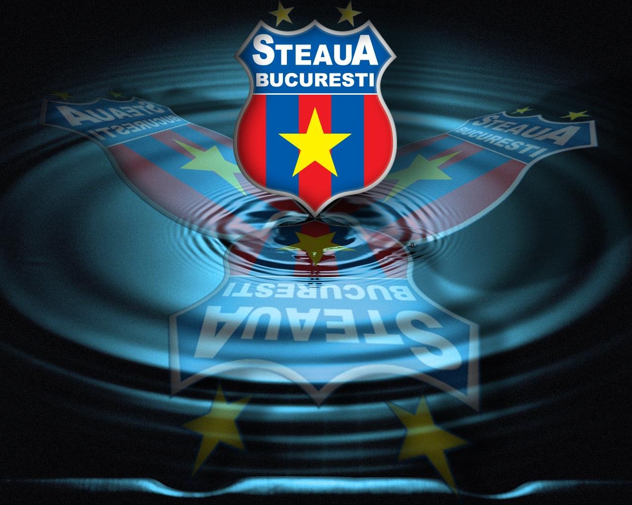 Soccer League Red FC Steaua Bucuresti Greeting Card